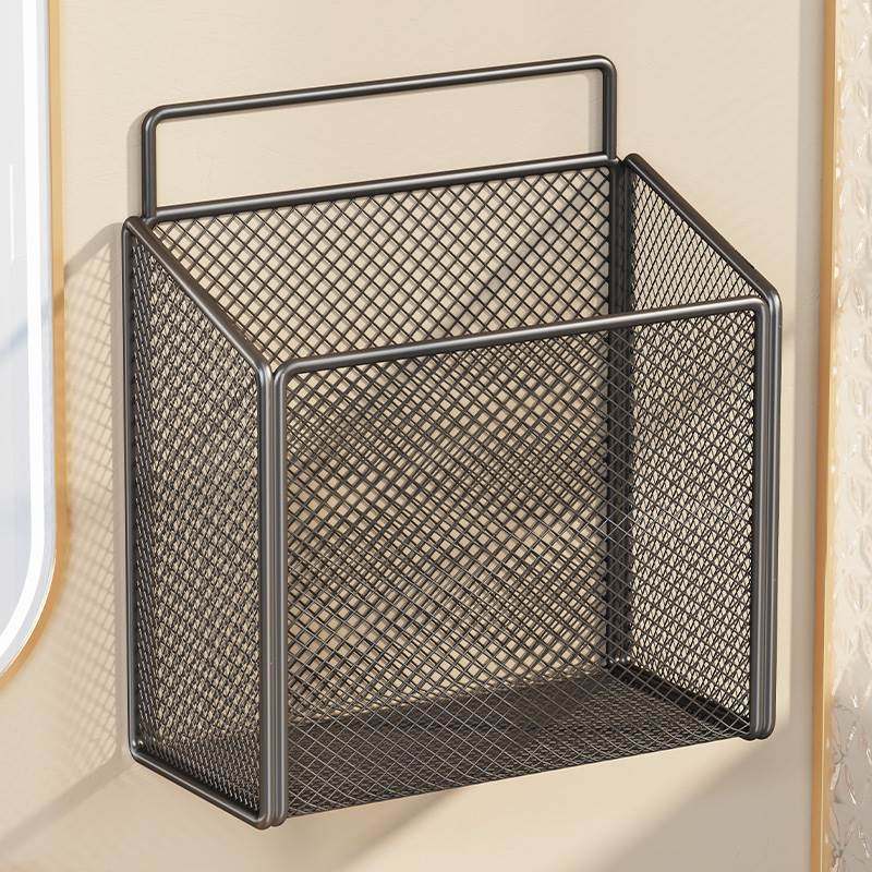 卫生间脏衣篮架家用壁挂放衣篮洗澡脏衣服浴室免打孔多功能收纳篮