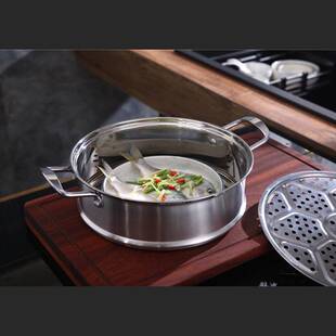 凹凸蒸笼格笼蒸屉24cm加厚家用加高22cm蒸锅笼屉不锈钢凹口