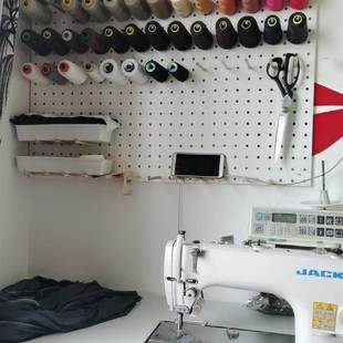 放线的架子 缝纫线架放宝塔线家用线圈收纳架挂式实木洞洞板挂墙