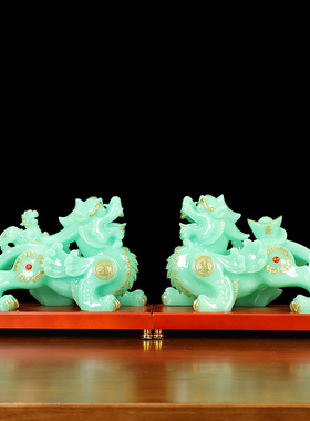 简吟树脂招财镇宅办公室收银台