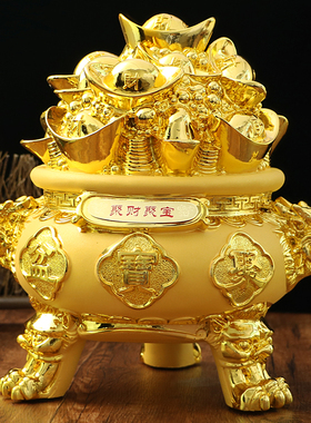 聚宝盆存钱罐树脂招财开业礼品