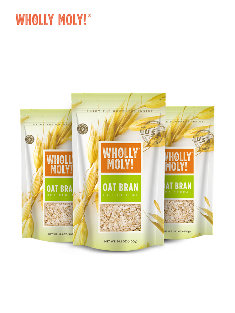 (Recommended by Pamela)Good Mile Qingdao Bran Imported sugar-free oat bran ready-to-eat cereal*3 bags