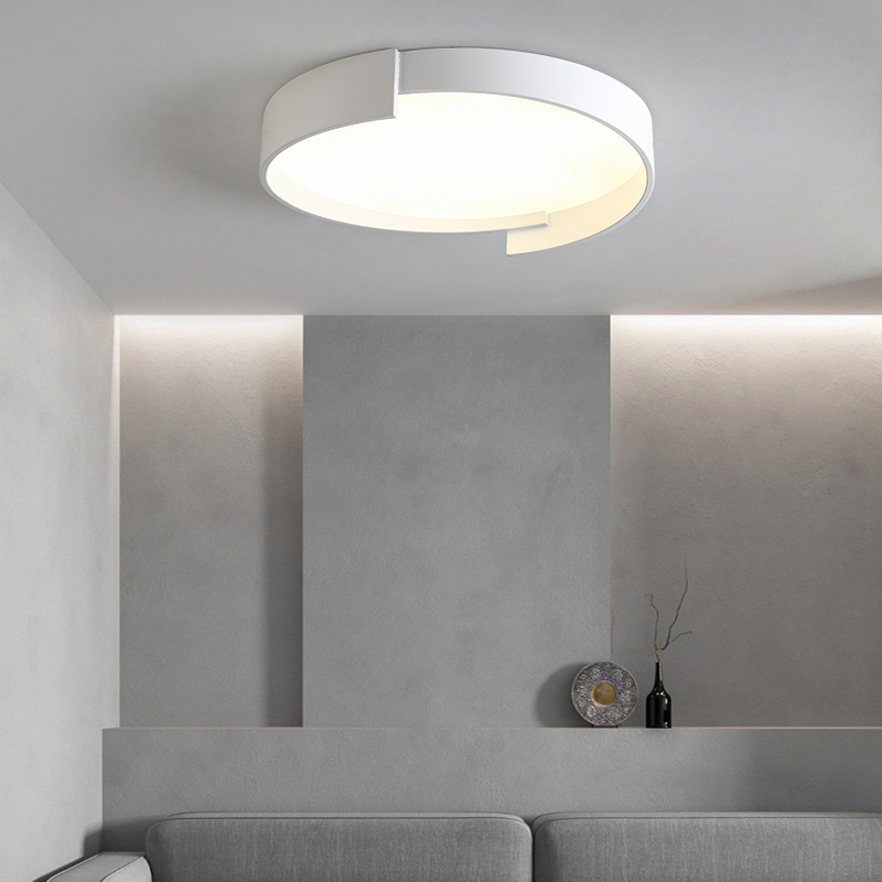 北欧灯具现代简约圆形客厅次卧北欧卧室阳台灯网红ins风led吸顶灯