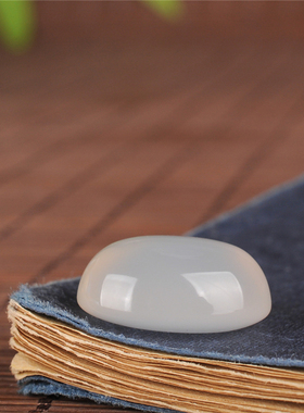 玉石时尚风戒面通透白玛瑙新品