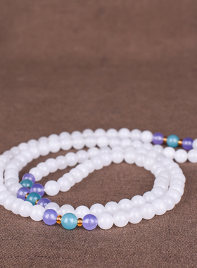 玉石匠新疆和田玉白玉项链毛衣链时尚男女款羊脂玉手串手链车挂