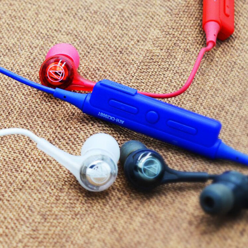 Audio Technica/ÌúÈý½ÇATH-CK200BTħÒôÔ˶¯ÐÍÎÞÏßÀ¶ÑÀÈë¶úʽ¶ú»úË«¶úÅܲ½ÄÔºóʽ¾±¹Òʽ¹Ò¶ú¹Ò²±Ê½ÖصÍÒô·ÀË®