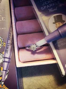 英国泰通Town Talk 原装进口钻石红蓝宝石紫水晶洁亮清洁笔清洁棒