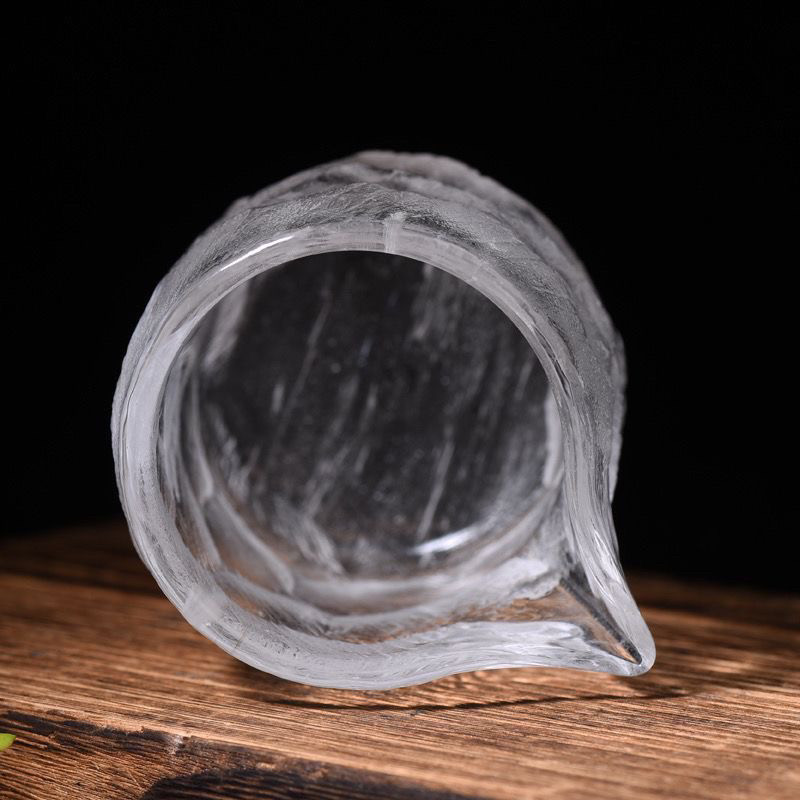天然水晶玻璃公道杯老师傅手工高档茶海功夫茶具耐热加厚分茶器图片