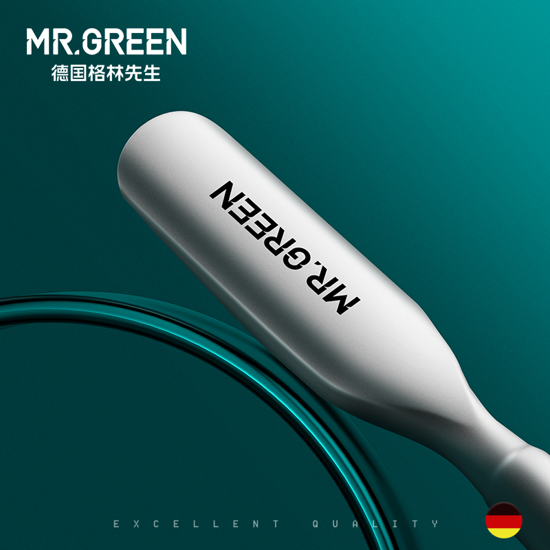 Mrgreen德国 死皮推美甲店专用工具双头指甲钢推【表层陶瓷喷砂】