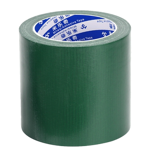 强力高粘度绿色单面布基胶带篷布雨布大棚膜修补专用防水补漏装饰装修地面地板保护膜地膜固定大力加宽胶布