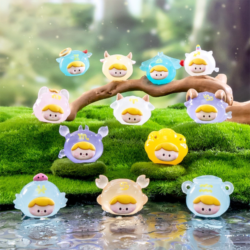 夜光十二星座萌粒摆件