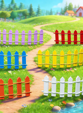 微景观栅栏装饰品园艺迷你小栅栏多肉花盆篱笆室内园艺植物角围栏