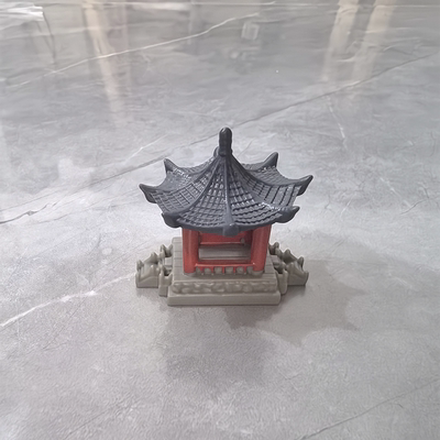 微缩仿真小凉亭子模型古建筑微景观鱼缸园艺盆景DIY装饰小摆件