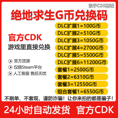 PUBGG币24小时自动发货