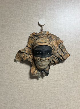 埃及努比亚村黑人面具骆驼皮特色埃及文创万圣节密室逃脱面具恐怖