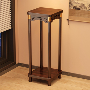 中式花架子客厅落地式置物架阳台花盆栽放置架室内多层植物摆放架