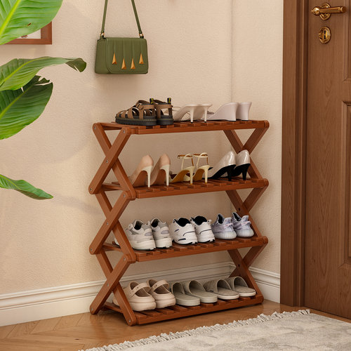 宿舍小型鞋架折叠多层家用门口室内出租房玄关简易收纳鞋柜置物架