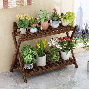实木花架阳台置物架2026新款客厅落地式多肉花盆架窗台植物摆放架