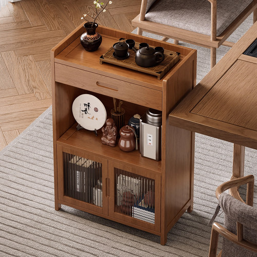 茶架子茶柜置物架博古架多层收纳摆放柜茶叶展示茶室小型茶具架子