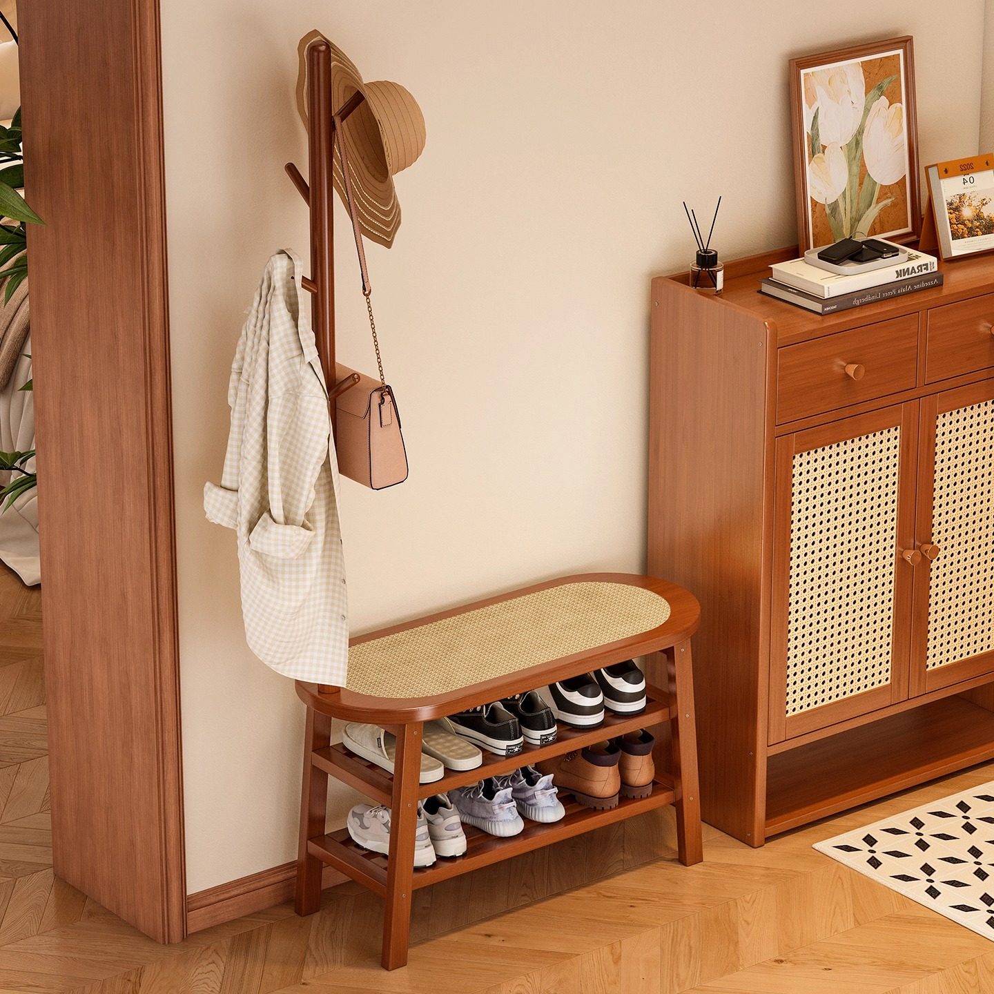 挂衣架落地式衣帽架卧室置衣架2025新款次净衣架房间挂衣服的架子