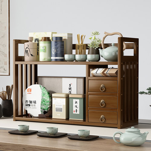 永爵桌上博古架收纳置物架展示架