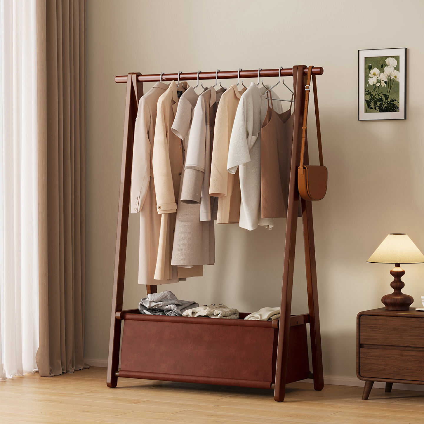 大容量家用收纳置物挂衣架