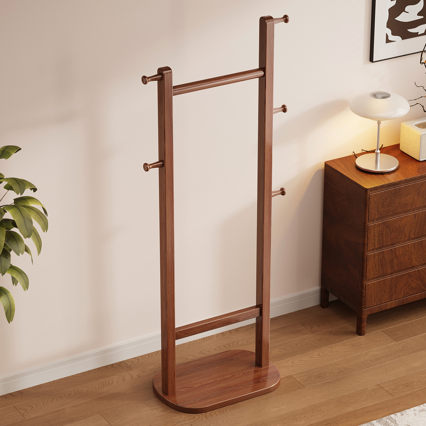 挂衣架落地卧室衣帽架家用房间收纳小型挂衣服架子立式衣架置物架