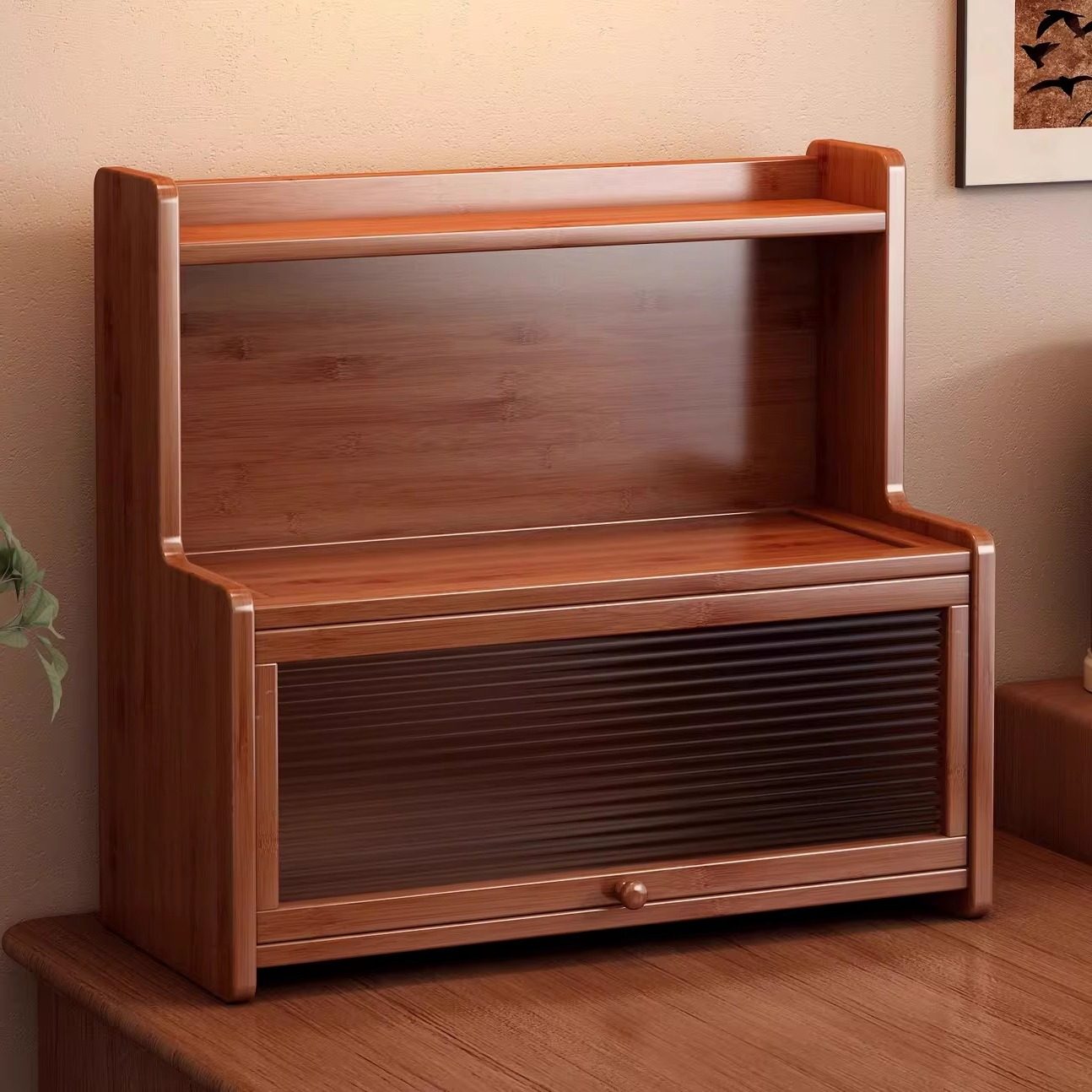 桌面置物架杯子收纳架餐桌台面水杯咖啡杯茶杯具桌上小型杯架防尘