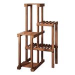 实木阳台转角花架室外落地多肉大花盆架墙角多层小型植物置物架子