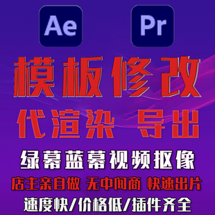 AE模板代改代做代渲染修改导出片头开场电子相册启动仪式年会视频