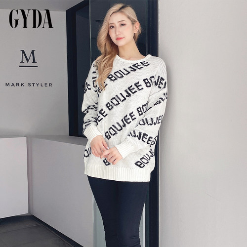 GYDA2024秋季轻奢小众BOUJEE提花针织女士毛衣0724526025