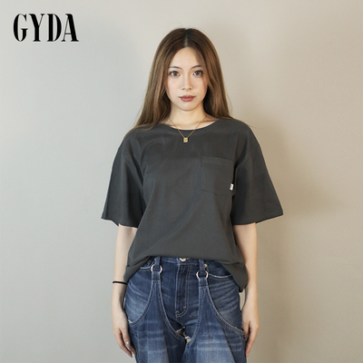 GYDA夏季清凉百搭款休闲甜辣显瘦纯棉撞色印花套头T恤0723327227