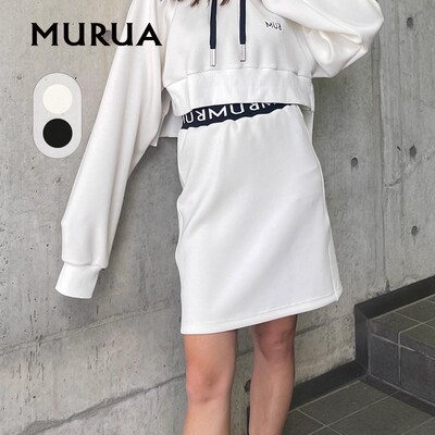 MURUA短裙显瘦短裙字母