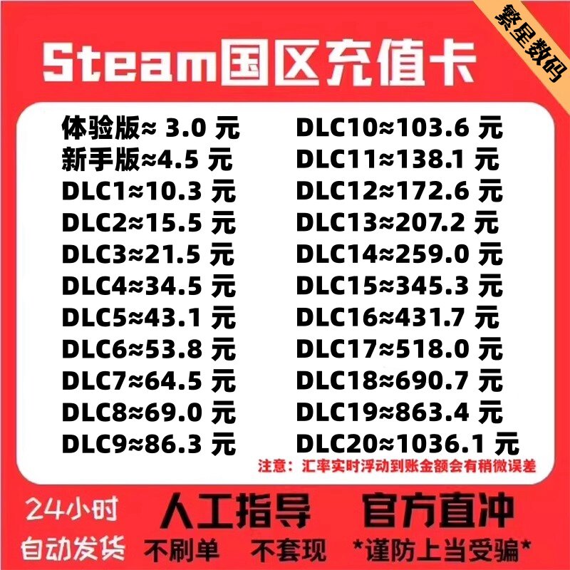 steam中国区充值卡充值钱包余额图片