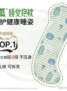 乐瓜北欧林影睡觉抱枕夹腿侧睡女生床上专用成人创意长条枕可拆洗