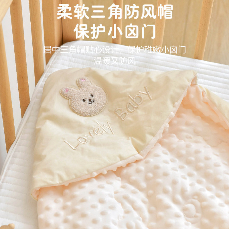 婴儿纯棉包被初生宝宝安