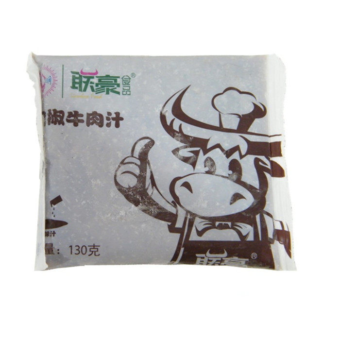 【特价】联豪黑胡椒牛肉酱 意大利面酱 意面伴侣130g原包 含牛肉