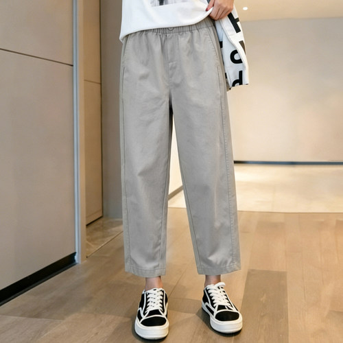 夏季薄款大码高腰显瘦哈伦裤女