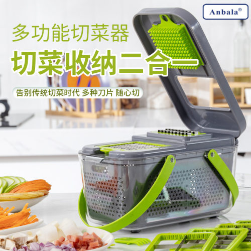 22Pcs Multifunctional Vegetable Cutter Set Kitchen Slicer