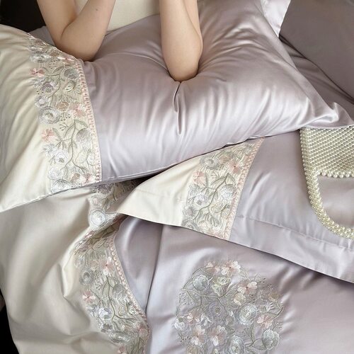 Light Luxury Xinjiang Long-Staple Cotton Bedding Set 4Pieces