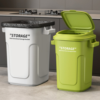 Kitchen garbage bin household living room garbage bin big