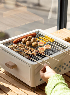 Barbecue grill charcoal stove outdoor camping cookware