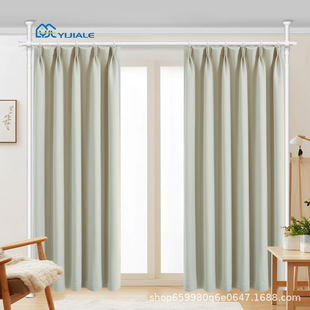 Room partition curtain rod telescopic pole bedroom bathroom
