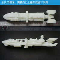 A 1/2000 resin 3D printed model of the sci-fi warship Roger Young thumbnail 3