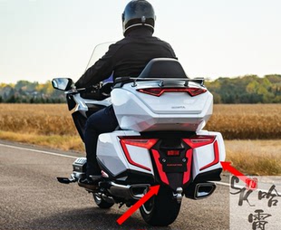 金翼新款F6B边箱后侧行车Led灯GL1800加装辅助刹车转向示宽灯