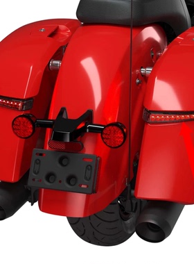 适用于印第安首领边箱LED尾灯 大公路师挑战者红色探路者辅助灯