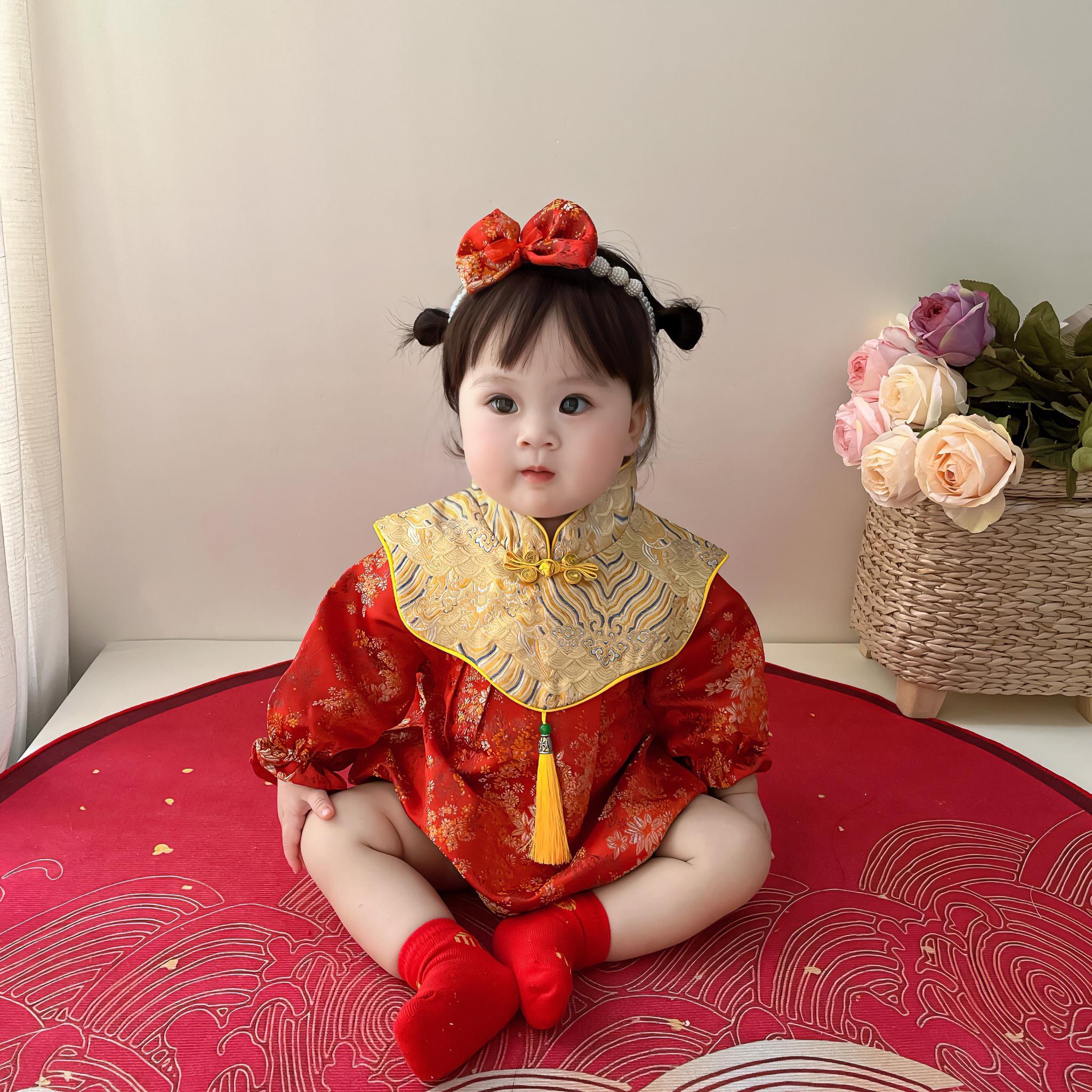 常规四季女周岁礼服女宝宝可爱