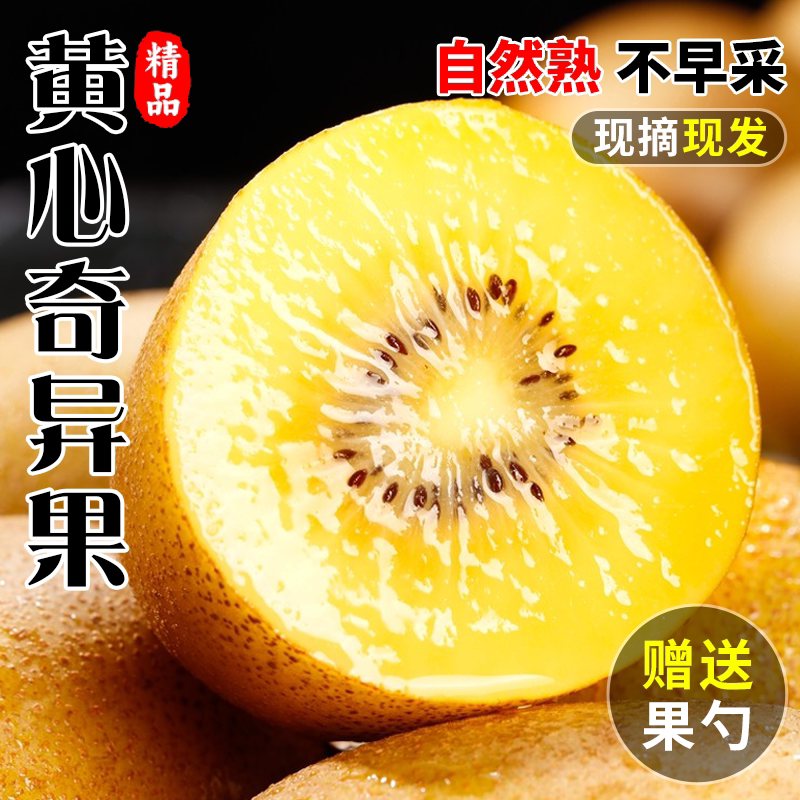 正宗当季新鲜黄心猕猴桃整箱