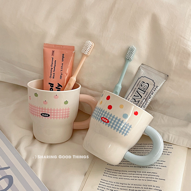 漱口杯家用2025新款高颜值情侣刷牙杯子牙刷洗漱杯宿舍牙缸杯卡通