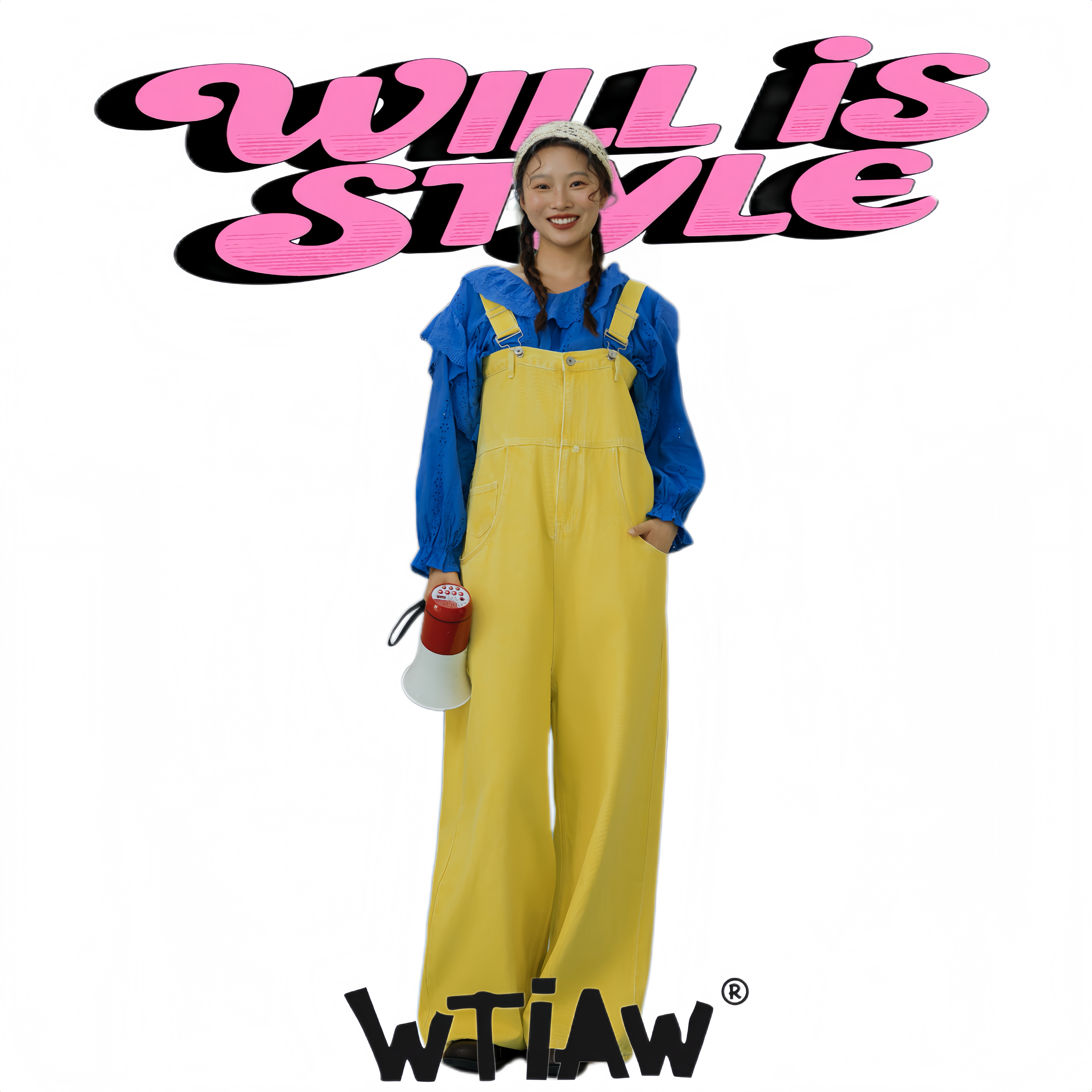 WTIAW2025MY复古简约吊带裤